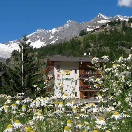 Hotel Adler Saas-Grund Exteriör bild