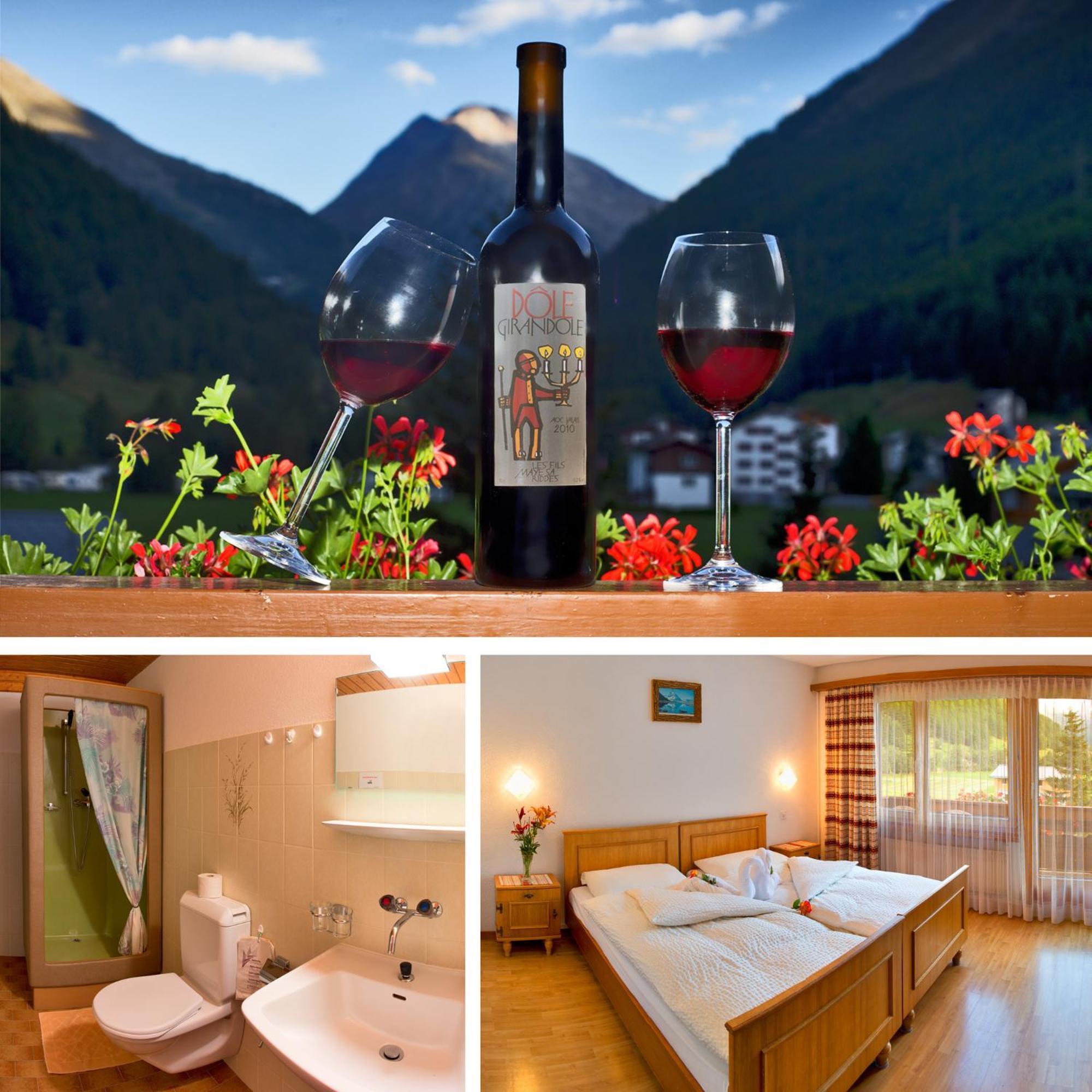 Hotel Adler Saas-Grund Exteriör bild